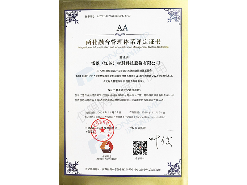 两化融合管理体系