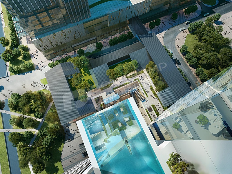 深圳招华会展湾泳池