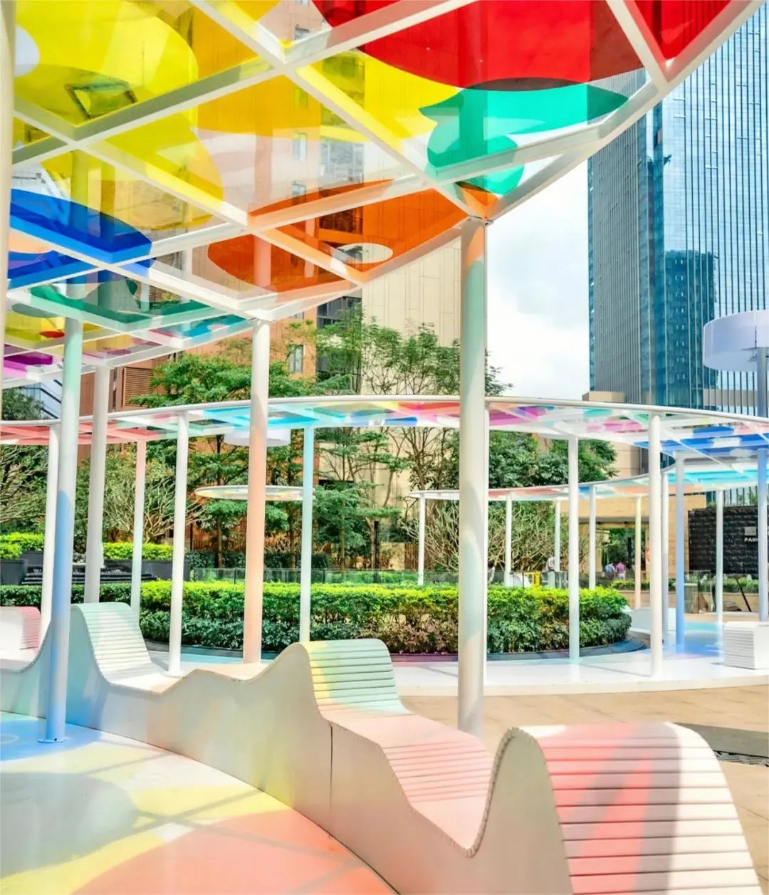 亚克力艺术装置，塑造晶彩世界 (4)