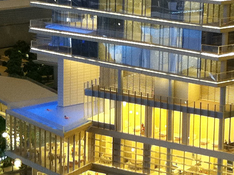 深圳湾一号酒店阳台泳池